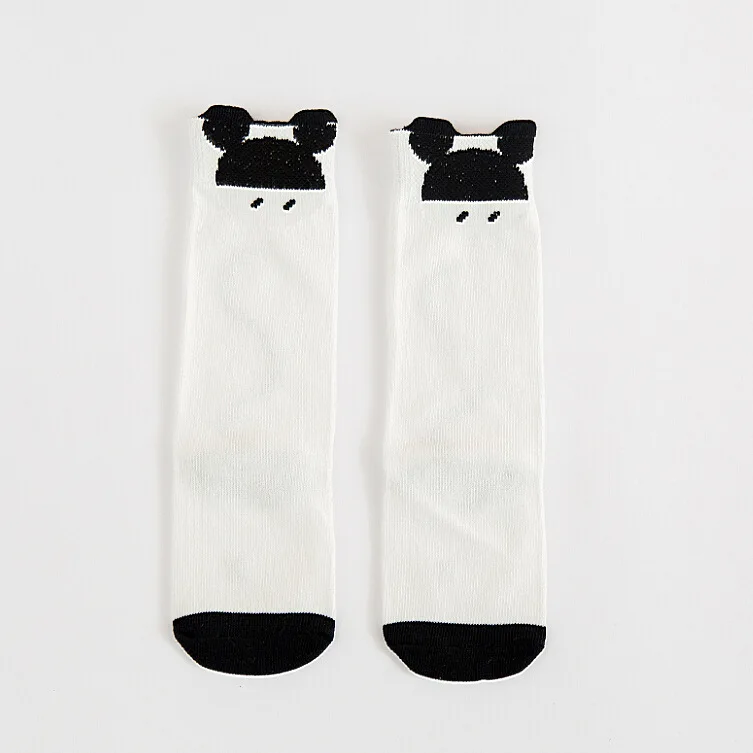 Длинные гетры до колена, милые носки для мальчиков и девочек, детские носки, Прямая поставка, г., милые детские носки с рисунками из мультфильмов, Детские хлопковые носки с медведем и животными - Цвет: Kids  Socks 3
