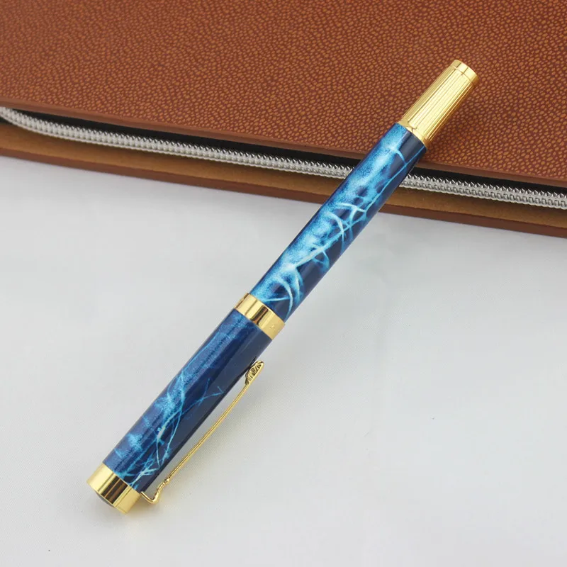 Шариковая ручка dika wen Роскошный Металлический авторучки китайский чернилами Canetas для каллиграфии Офис Школьные принадлежности Студент 1849
