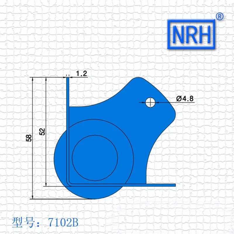 NRH 7102B стальной шар угловой усилитель угловой высококачественный угловой шарик производительность оборудования Чехол cornerite хромированная отделка