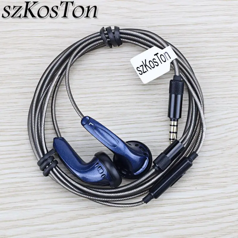szKosTon Super Bass DIY HIFI Earphone 3.5mm In Ear Flat ...