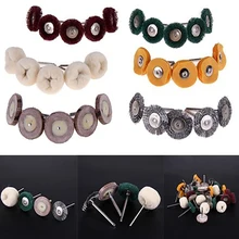 30 шт. шлифовальная проволочная щетка металлическая шлифовальная полировочная ткань стекловолокно рулевого колеса сотня крыльчатка ручной инструмент Аксессуары