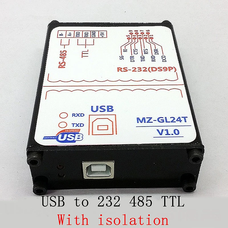 

Photoelectric isolation USB turn 485, 232, TTL three in one USB turn RS485USB to RS232 industrial lightning protection