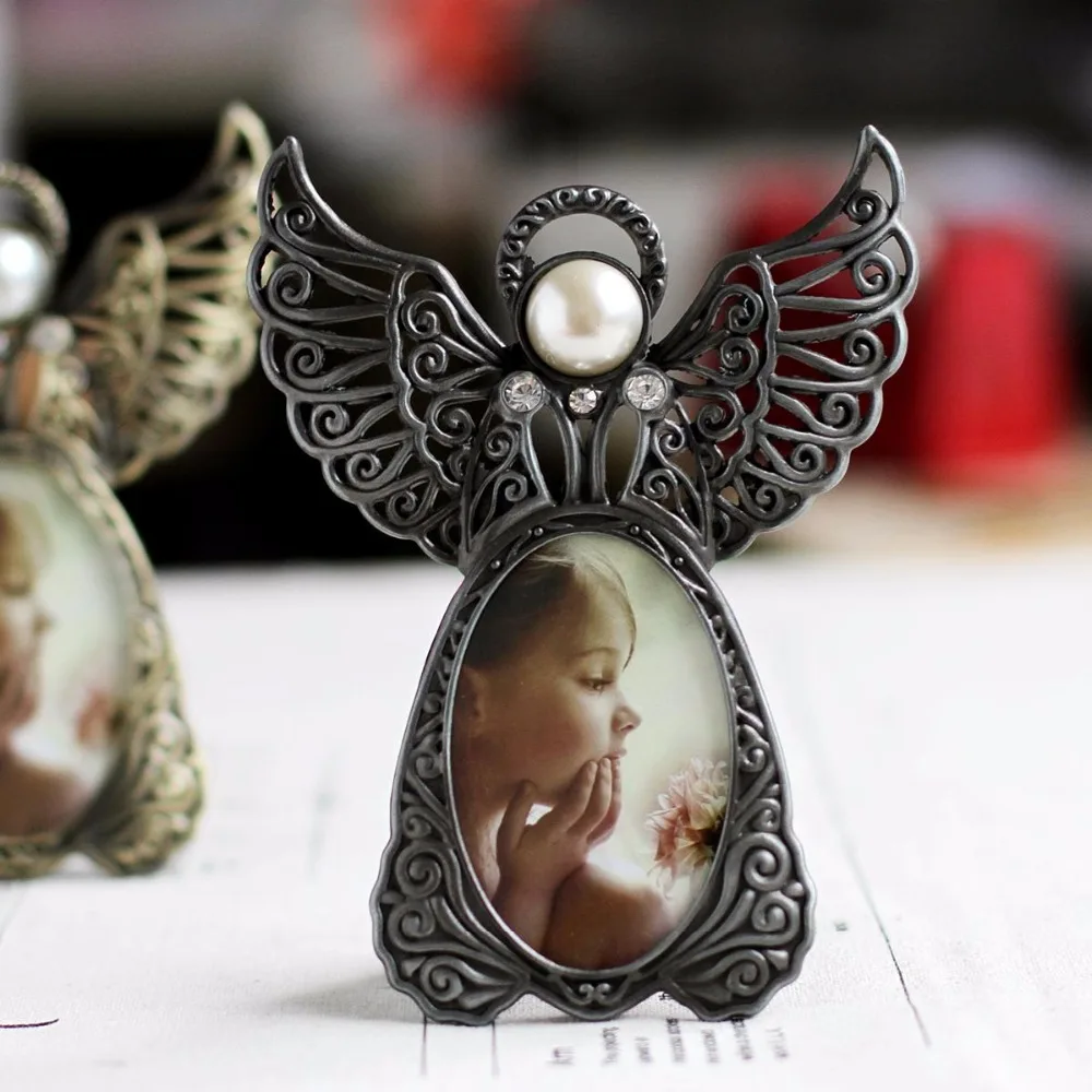 

Cute Mini Picture Frame for Home Party Decoration, Europe Style DIY Small Size Metal Creative Photo Frame Cadre Photo Moderne