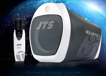 

JTS Portable wireless active speaker WA-35 Bluetooth version with Mh-35 UHF PLL Handheld Transmitter microphone