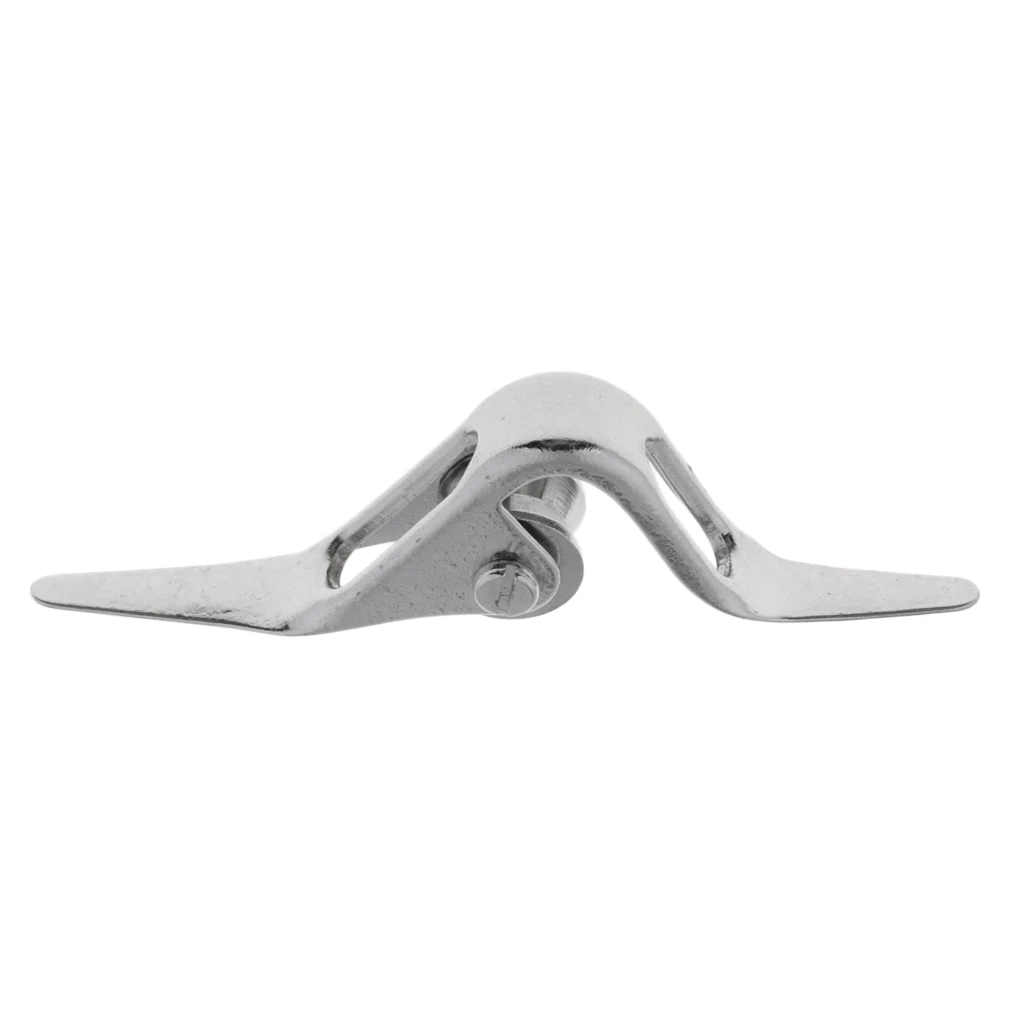 Stainless Steel Big Foot Roller Guides Ball-Bearing Roller Guides for Boat Trolling Fishing S/M Sizes