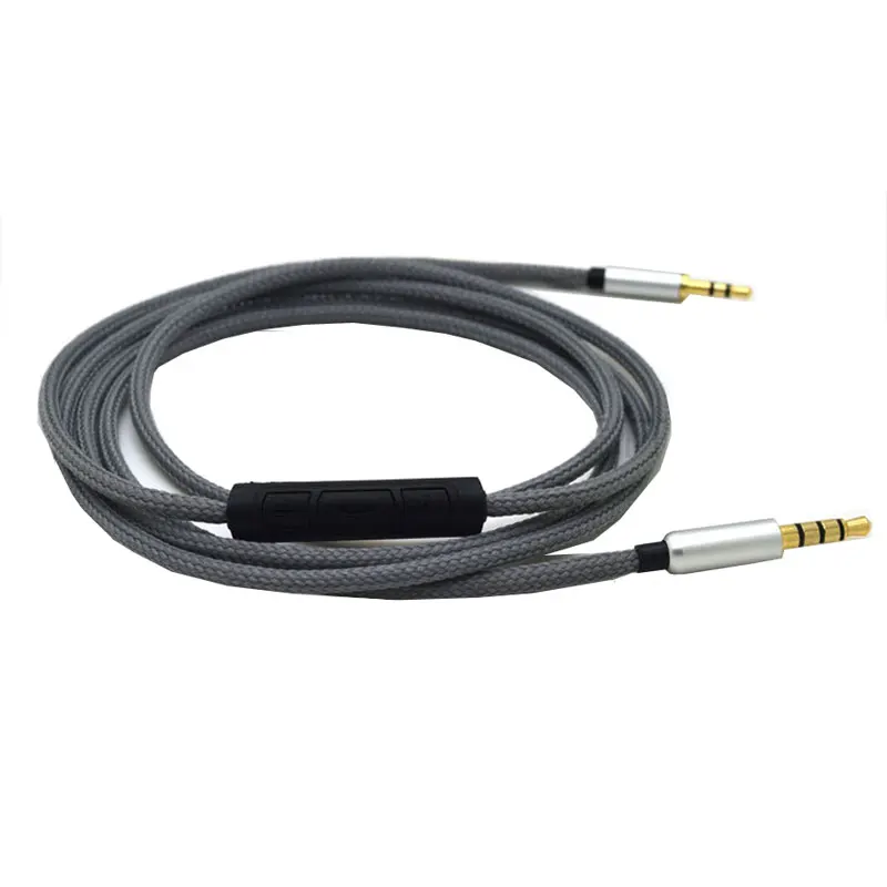 Модернизированный Сменный кабель для Bose Quiet комфорт 25 QC25 AE2 AE2i AE2w удлинитель наушников 3,5 мм до 2,5 мм кабель микрофон
