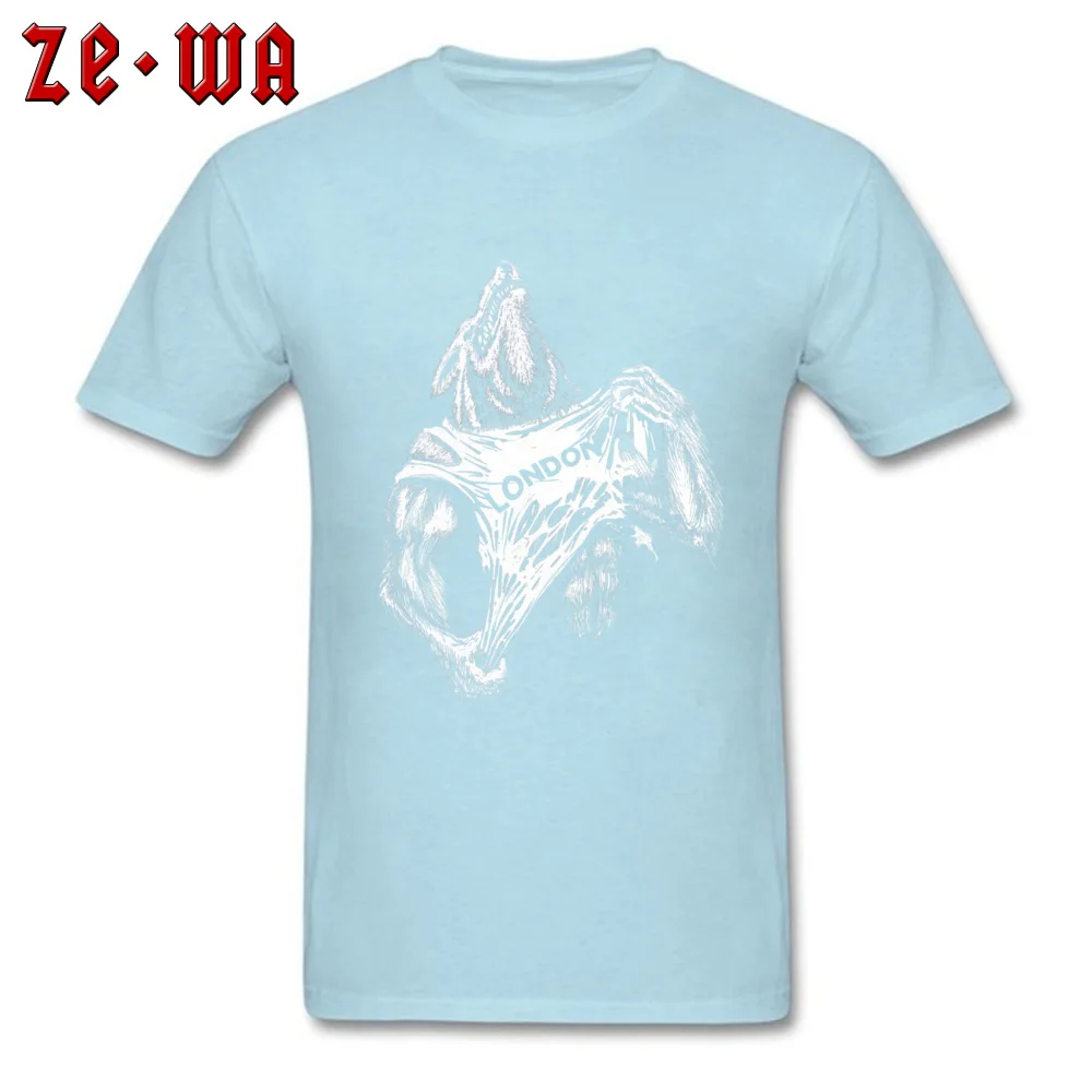 Group Short Sleeve Tops & Tees April FOOL DAY On Sale Round Neck 100% Cotton Tshirts Men Tshirts American Werewolf in London American Werewolf in London light