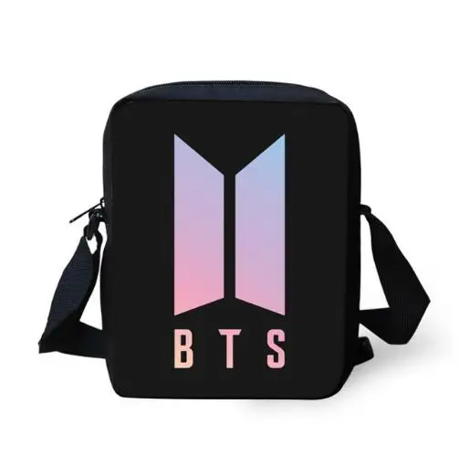 Bts мини сумка для девочек Женская сумка через плечо Galaxy Bts женская сумка через плечо Детские Подарочные сумки на заказ Ваше имя