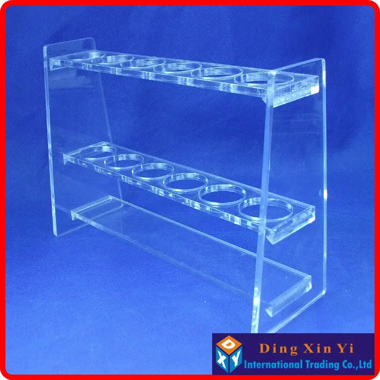 Lab 100mlx6 Organic glass colorimetric tube rack,Colorimetric Organic Glass Nessler Tube Rack,high quality