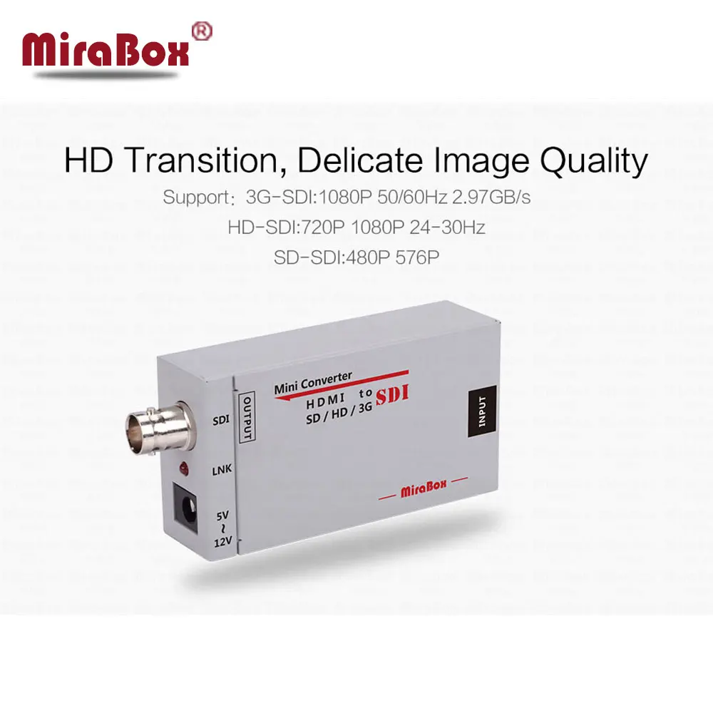  Mini 3G Hdmi To SDI Video Converter Original Factory Support 1080p For Camera HDTV High Quality Hdm