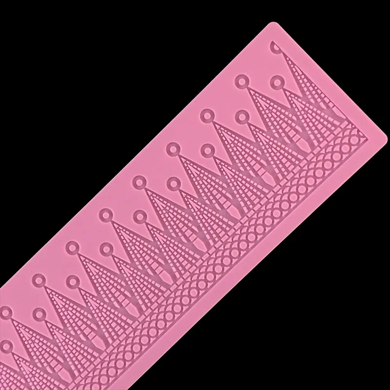 

Newly developed Cake Border Decoration Silicone Mat Wedding cake fondant decoration tools Food grad Silicone lace mold LH-1063