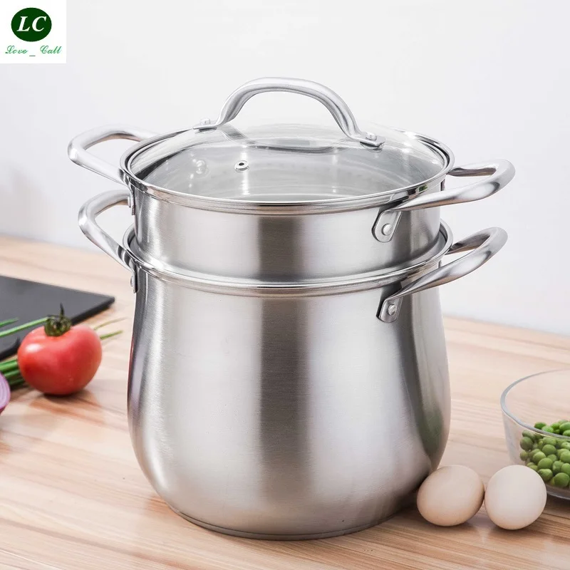 Stainless Steel High Soup Pot 304 Thick Large Cooker Cover AliExpress