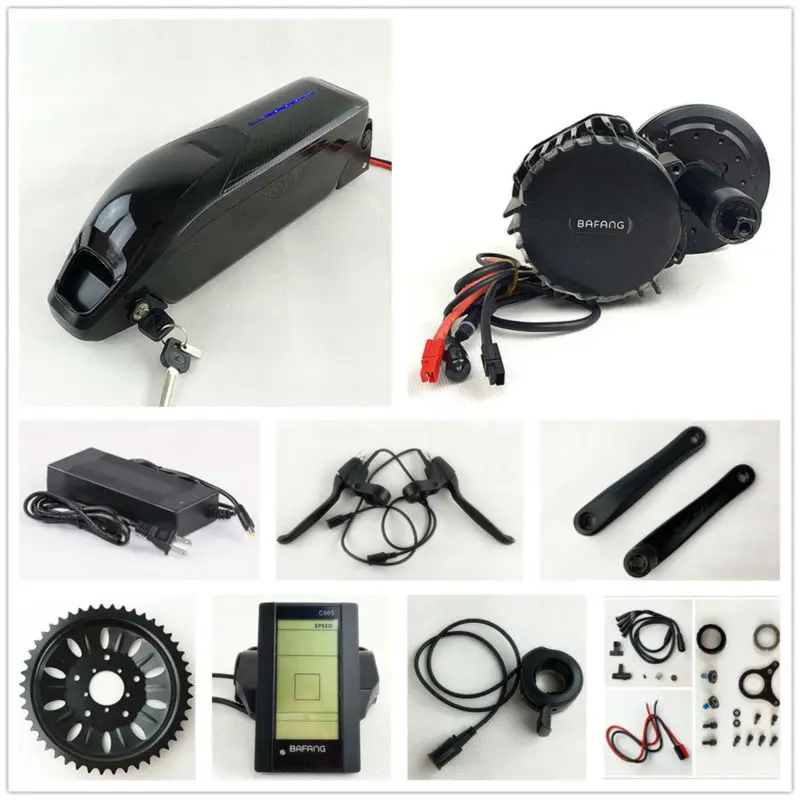 

BBS03/BBSHD Bafang/8Fun 48V 1000W motor Electric Bicycle conversion Kit with Sanyo cell 48V 14Ah li-ion battery pac
