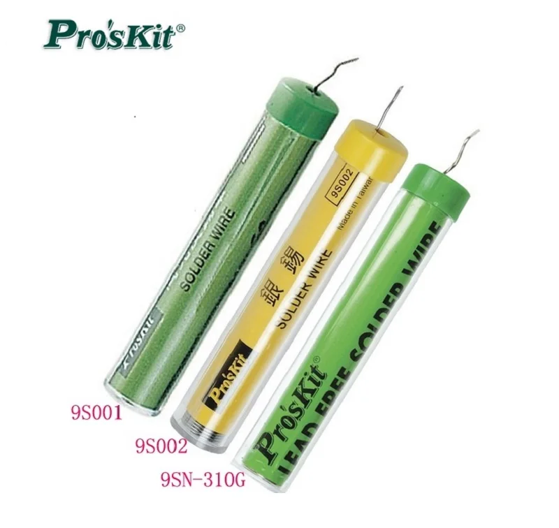 Pro'sKit Soldering Solder Wire Tin Pen 1.0mm 0.8mm Solder Tube