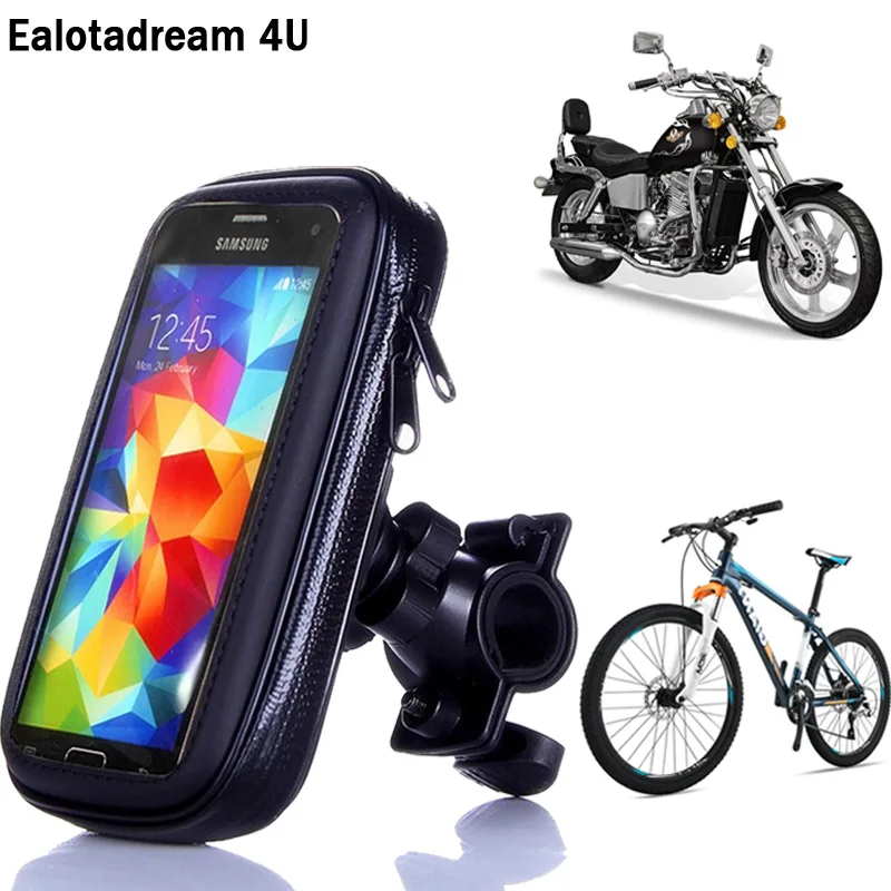 

360 Rotary for IPhone 5 5S SE 6 6s Plus 7 8 Plus Samsung Note 8 Bike Bicycle Motor Holder Waterproof Case Pouch Mount Sport Case