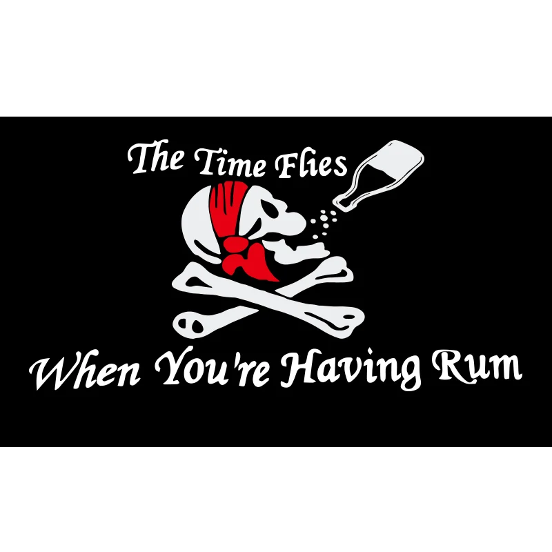 Banner 3x5 ft Drapeau Pirate Le Temps passe avec le Rhum AZ FLAG Pirate Time Flies When Having Rum Flag 3 x 5 Skull Pirates Flags 90 x 150 cm Banner 3x5 ft Drapeau Pirate Le Temps passe avec le Rhum AZ FLAG Pirate Time Flies When Having Rum Flag 3 x 5 Skull Pirates Flags 90 x 150 cm
