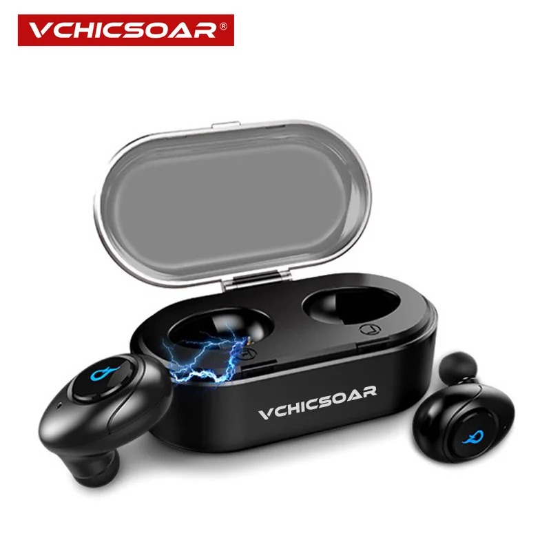 

VCHICSOAR U8 Mini TWS Wireless Bluetooth Earphone Headphones Bluetooth 4.2 Headset Stereo Noise Reduction with Mic Charging Box