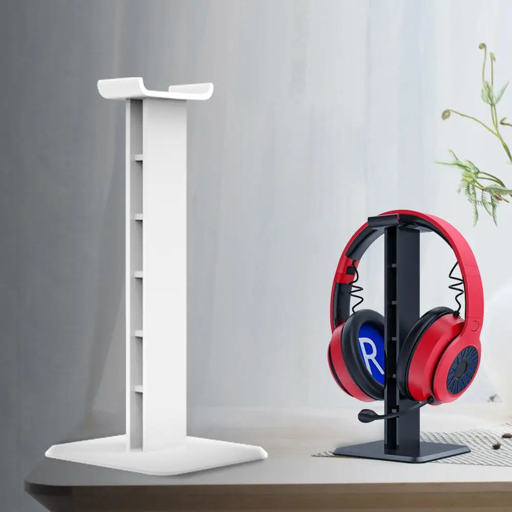 

New Stylish Plastic Headset Stand Holder Desktop Headphone Display Rack Organizer