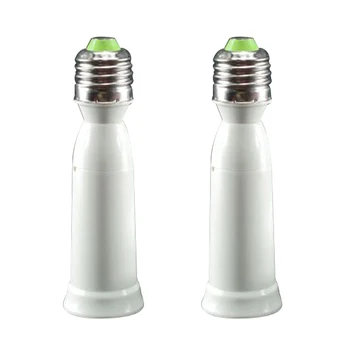

MYLB-6-Pack E27 to E26 E27 Light Socket Extender Adapter, E26 E27 Screw Bulb Base Adapter Converter,Lamp Bulb Socket Lamp Hold