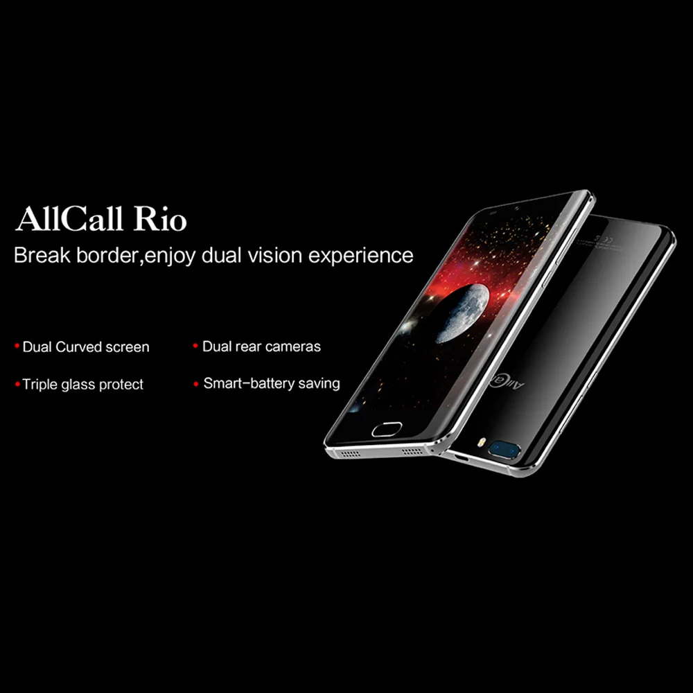 Allcall Rio смартфон 5 0 &quotAndroid 7 MTK6580A четырехъядерный 1 3 ГГц ГБ ОЗУ 16 Гб ПЗУ 8MP + 2MP