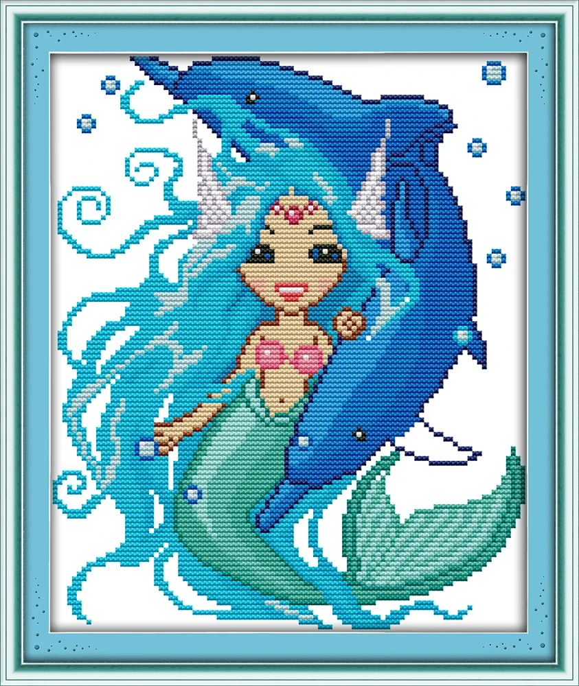 Joy sunday cartoon style The twelve zodiac-Pisces cross-stitch kits for creative stitches and hobbycraft | Дом и сад