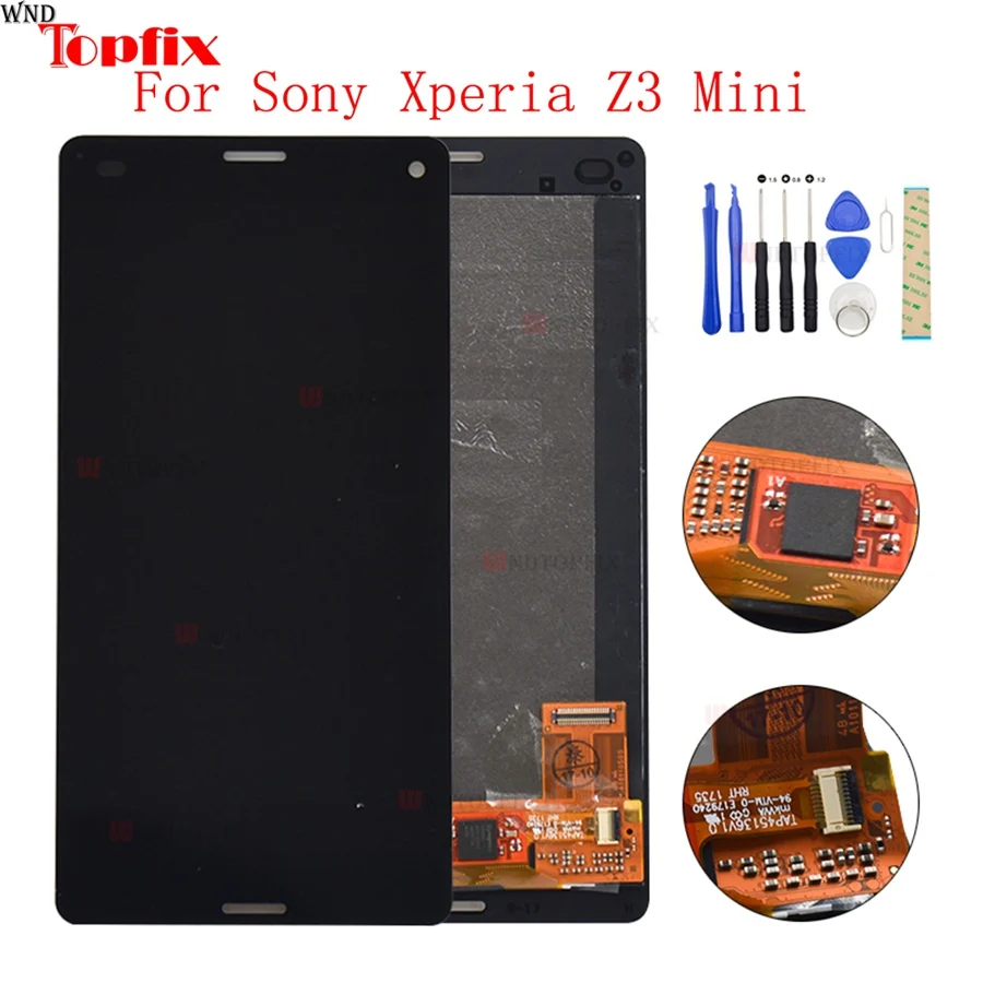 ЖК-дисплей для Sony Xperia Z3 Compact D5803 D5833 с сенсорным экраном в сборе Замена Mini LCD |