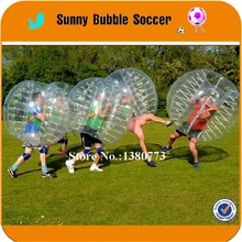 6 шт.+ 1 воздуходувка 1,5 м ТПУ зорбинг мяч для командного строительства и мероприятий, loopy мяч, бампер мяч, пузырь футбол с хорошим качеством