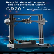 ∠30 ° дисплей Creality CR-20 3d принтер наборы маленький и портативный Быстрый выпуск самоклеящаяся платформа MK10 экструзионный механизм