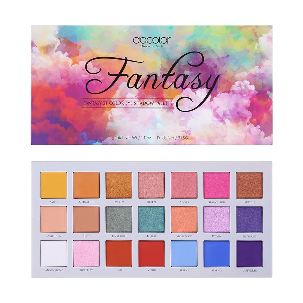 

Color Eye Shadow 34 Nude Shining Eyeshadow Pearlescent Makeup Glitter Pigment Smoky bright eyes shadows Pallete Waterproof