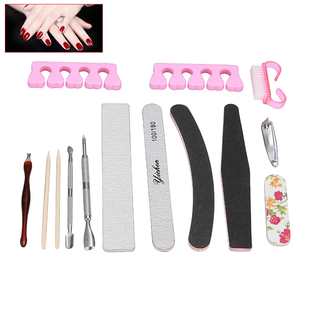 13 PCS High Quality Nail Buffer Kit Sponge Nail Files Sanding Nail