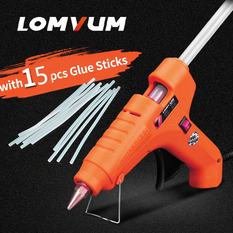 Пистолет клеевой LOMVUM с клеевыми стержнями 80/100/120 Вт|glue gun|melt glue gunelectric gun |