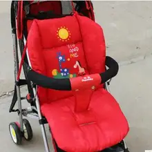 Мультяшная Подушечка Для сиденья детской коляски тележка коляска mattresse наволочка BB Автомобильная термоутолщенная Подушка детская подушка