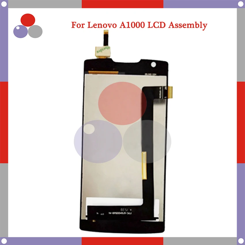 

10Pcs/Lot Highest quality For Lenovo A1000 LCD Screen Display + Touch Screen Digitizer Assembly DHL Free Shipping