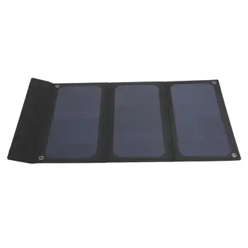 

LED Solar Panel 18W Outdoor Waterproof Foldable LED Monocrystalline Silicon Solar Panel Dual USB Output
