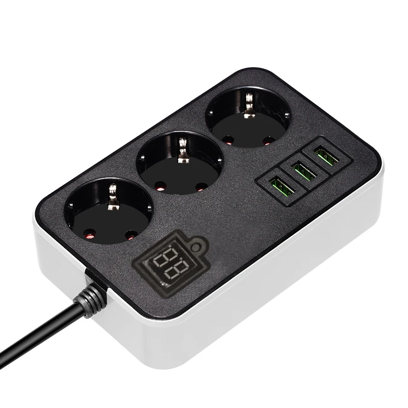 Новинка напротив стены USB Мощность гнездо Спальня таймер переменного тока 110V 250V