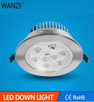 

9W 12W led downlight Flash silver or Sand silver or white caseing led ceiling light luces decoracion led 220v
