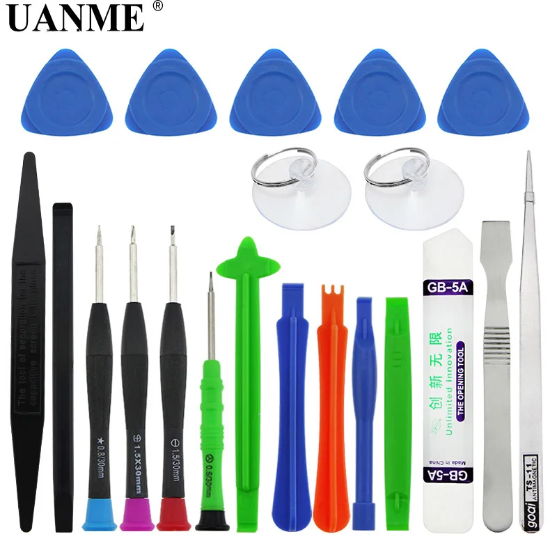 

21 in 1 Mobile Phone Opening Repair Tools Kit Spudger Pry Screwdriver Set For iPhone 6 6s 7 Plus 5 s iPad Samsung Hand Tools Set