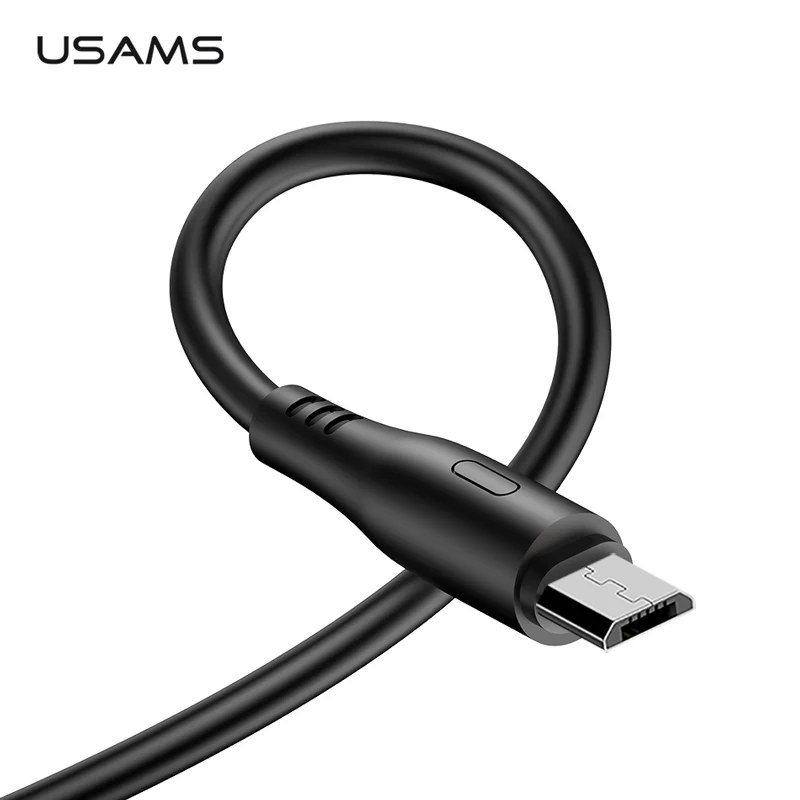 USAMS USB Micro кабель для xiaomi redmi note 5 pro usb micro зарядки 1 м телефона Android 5V/2A Huawei HTC|Кабели
