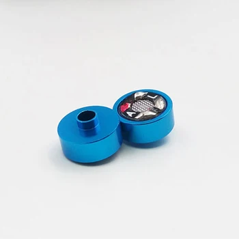 

1 pair Blue 10mm triband equalization unit speaker plating shell diy in-ear projection unit speaker
