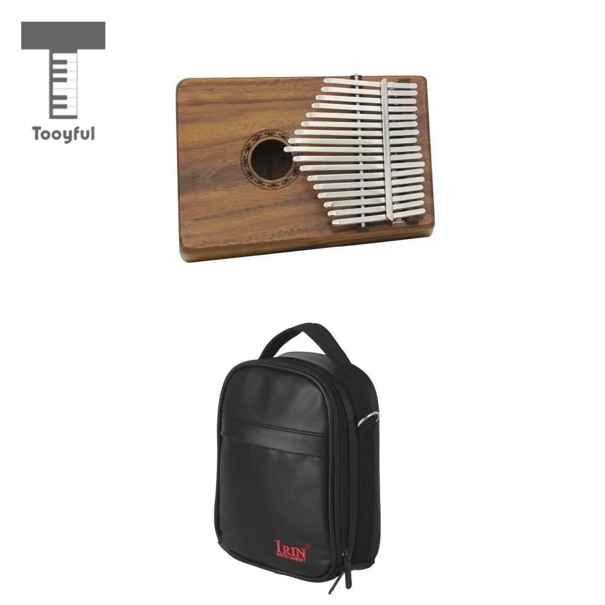 

MagiDeal 1 Set 17 Key Kalimba African Mbira Thumb Piano Finger Percussion with Gig Bag for Beginner Kids