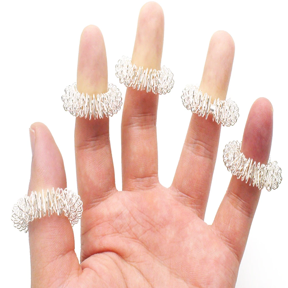 1Pcs Finger Massage Ring Acupuncture therapy promote Hand Blood Circulation Pain Relief Hand Body Massager Tens Stress Relief 1Pcs Finger Massage Ring Acupuncture therapy promote Hand Blood Circulation Pain Relief Hand Body Massager Tens Stress Relief