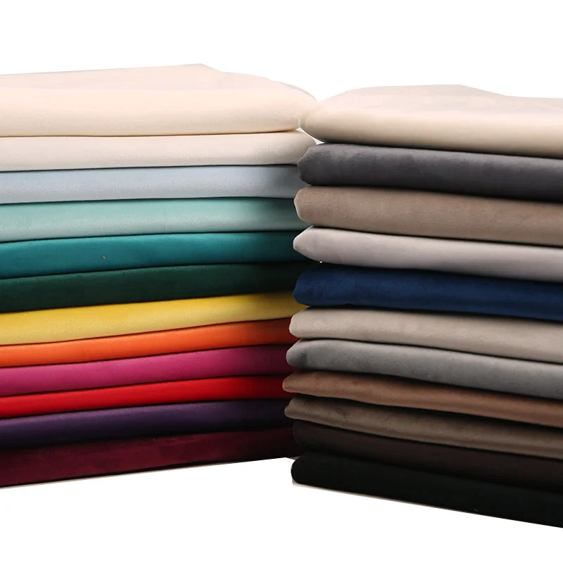 150cm Width High Quality Velvet Sofa Cover Fabric Polyester Soft