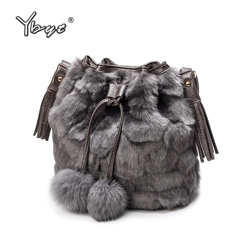 

YBYT brand new velvet fur women totes leopard satchels party evening bag ladies handbag female shoulder messenger crossbody bags