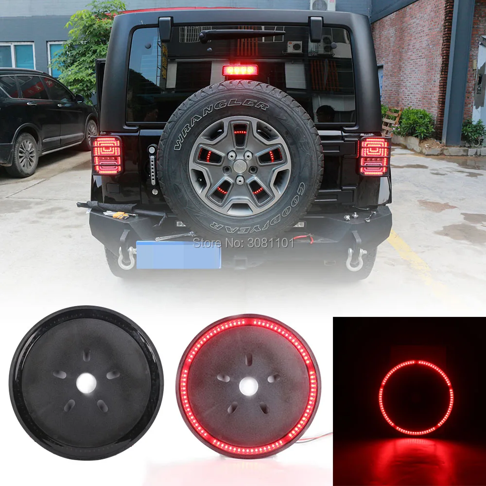 1PC LED Spare Tire Light Wheel LED Brake Red Color Light Kit Rear Light