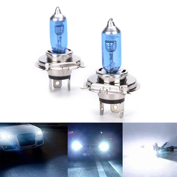 

2 x Car Auto H4 HID Super Headlight 12V 100W Bulb White Lamp Light