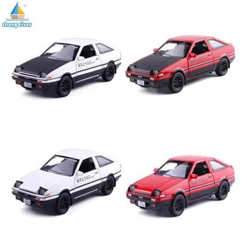 ホット頭文字d映画シリーズ限定版1 28 Ae86 Toys車ae86金属cars Ledとオープンドア贈り物クリスマスギフトなしでボックス Toy Car Metal Carinitial D Aliexpress
