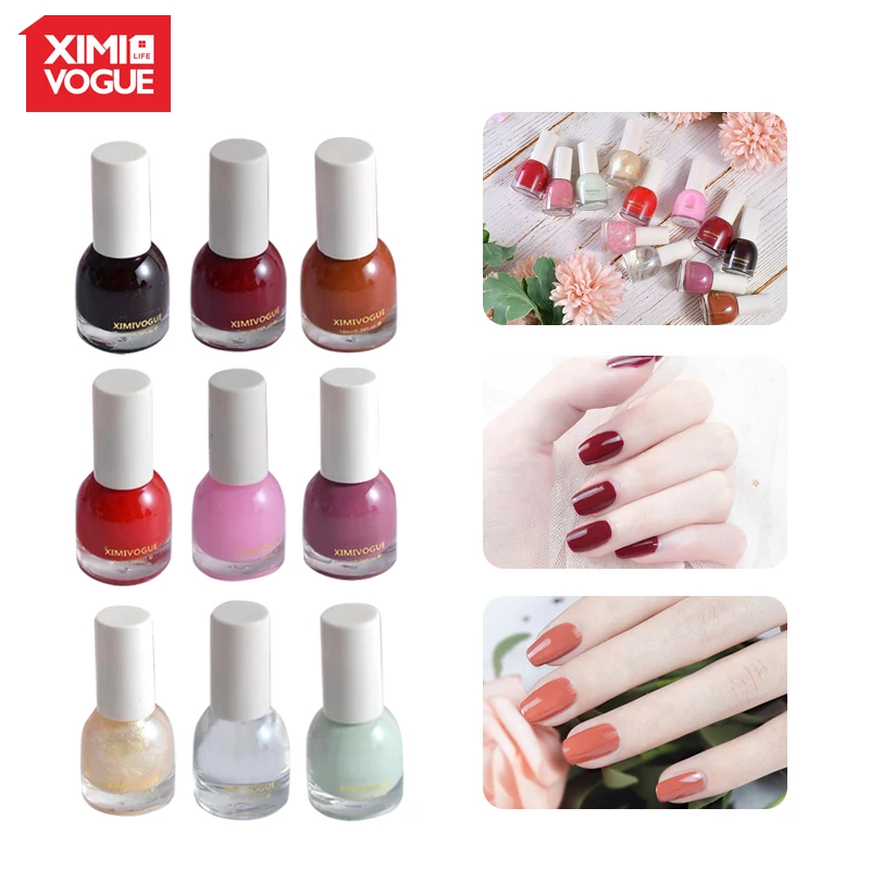 

XIMIVOGUE 12pcs 10ML Gel Nail Polish Soak Off UV Colorful Sequins Nail Art Semi Permanent Gel Lacquer Primer for Nail Varnish
