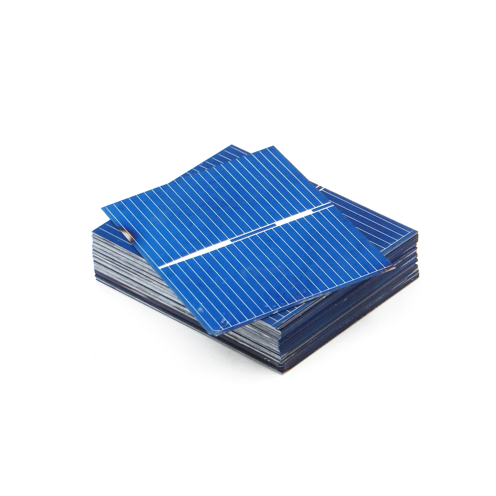 50 шт. x Солнечная панель Painel Cells DIY зарядное устройство из поликристаллического кремния Sunpower solar Bord 52*39 мм 0,5 В 0,33 Вт