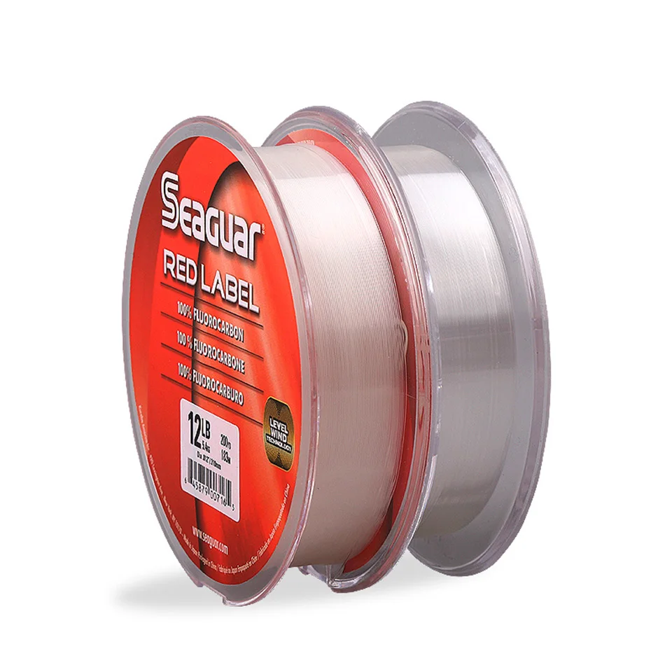 Оригинальная леска SEAGUAR RED LABEL 6LB-12LB Фторуглеродные Лески 229 м/183 м