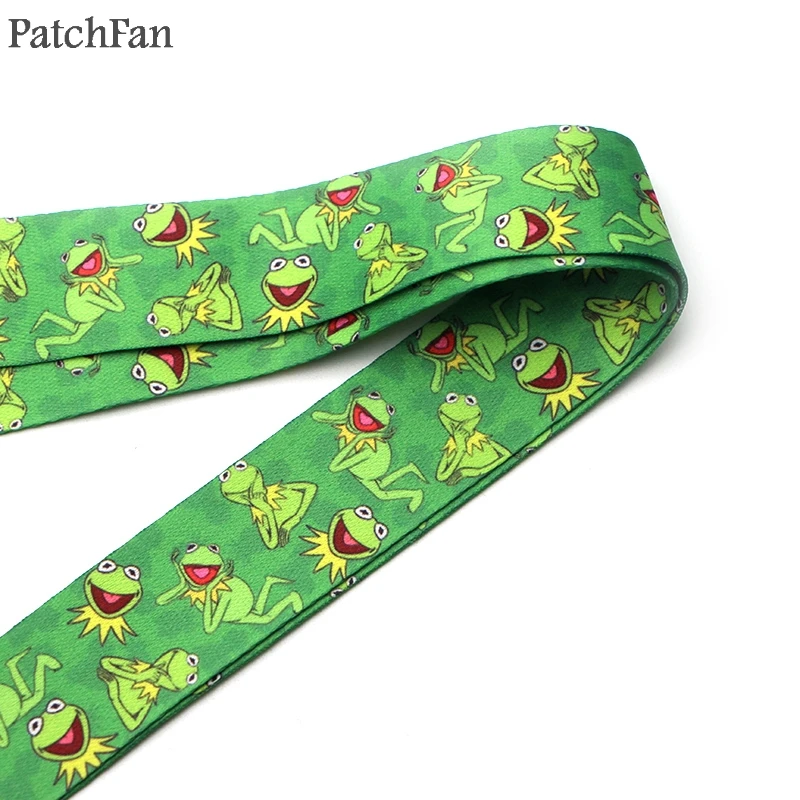 A0341 Patchfan Новый мультяшной лягушкой бирка Ремешок шейный ремешок для Безопасность